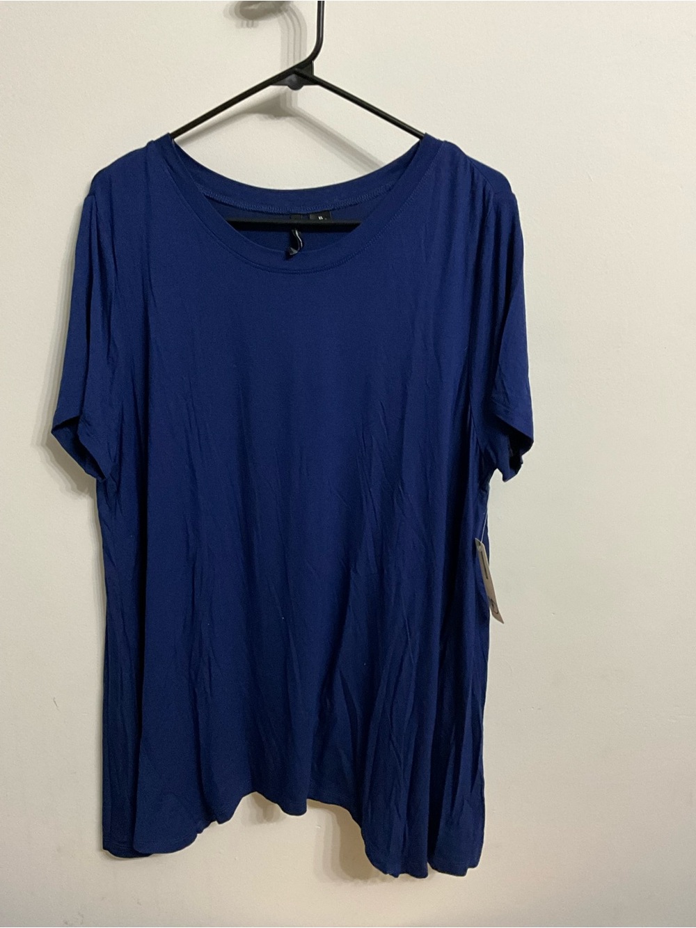 Classic Crew Neck Short Sleeve Top - Royal Blue